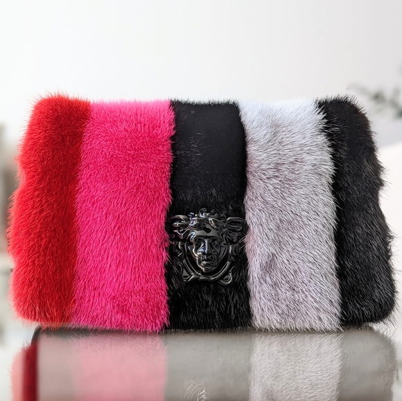 Versace Handbags - Rare Versace Mink Fur Bag